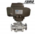 Electric High Pressure Ball Valve Stainless Steel Clamp Industrial Ball Valve for sale
