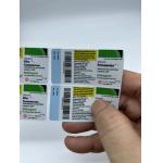 Customized Brand Name Injectable And Oral Steroides 10ml Vial Packaging Labels Pharmaceutical Adhesive Sticker Label for sale