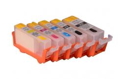 China PGI 650 CLI 651 PGI 750CLI  Canon Replacement Ink Cartridges With Black / Yellow supplier