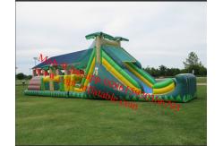 China Long inflatable obstacle course park supplier