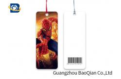 China Custom Shape Flipped Lenticular Bookmark , Super Hero Custom Plastic Bookmarks supplier