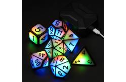 China Ultra Long Standby LED Rechargeable Game Dice Set Dragon And Dungeon supplier