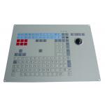 121 Key Industrial Membrane Keyboard with laser trackball panel mount keyboard with numeric keys for sale