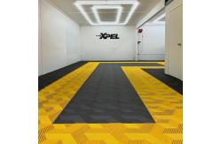 China Ribbed Epoxy Modular Garage Flooring Anti Slip Racedeck Garage Tiles supplier