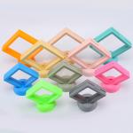 Multiple Colors Suspension Jewelry Display Box With Transparent PE Film for sale
