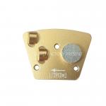 CPS Trapezoid  1/2PCD Single Round  Magnetic Connection Diamond Grinding Shoes non-threaded for sale