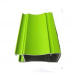 Green Powder Coated Aluminium Extrusions For School Windows Frame