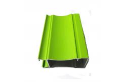 China Green Powder Coated Aluminium Extrusions For School Windows Frame supplier