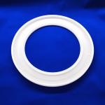 Round Strong Hardness Quartz Tube Flange With High Heat Resistance for sale