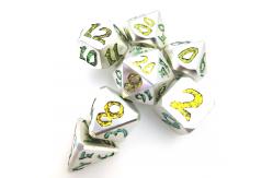 China Hand Pouring Gold Plated Surface RPG RPG Dice Set 7 Pcs Polyhedral supplier