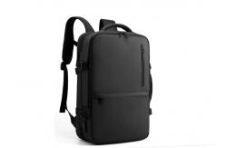 China Smart USB Laptop Backpack Custom Logo 20L-39L Black / Grey For Men supplier