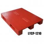 Hdpe Red Flat Top Plastic Pallets SGS Steel Reinforced Plastic Pallets for sale