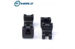 China ABS CNC Machined Plastic Parts Injection Molding Service Custom Lamp Short Clip supplier