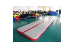 China Rectangle Shape Gym Sport  Inflatable Tumble Track In 20cm For Cheerleading supplier
