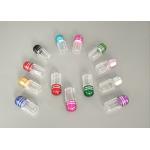 36mm Clear Plastic Pill Bottles 3g Small Plastic Pill Containers for sale