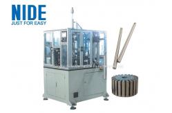 China 4KW Rotor Assembly Line , Servo Automatic Armature Commutator Shaft Inserting Machine supplier