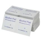 Medical Non Woven Plain Alcohol Prep Pads Custom 70% Isopropyl Alcohol Cleaning Pads for sale