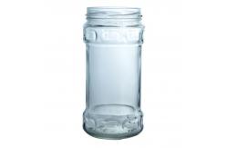 China Produced Food Grade Clear Round Glass Honey Jar With Screw Top For Your Unique Needs supplier