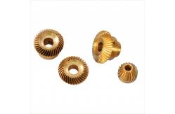China 24 Tooth Brass Helical Gears Custom Precision Instrument Gears supplier
