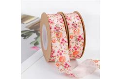 China Polyester Gift Packing Ribbon Custom Print Satin Ribbon for Eco-Friendly Bouquet supplier