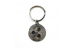 China Antique Silver Promotional Custom Coin Key Ring with Custom Keychains from Top Suppliers supplier