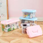 Sundry Toy Portable Plastic Makeup Organizer Box With Lid for sale
