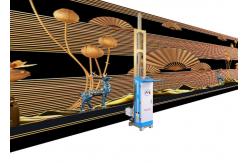China X Axis Guide 5m Rails Digital Wall Printing Machine Automatic Printhead Cleaning supplier