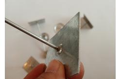 China Mild Steel Square Base Self Adhesive Insulation Pins For Hvac System supplier