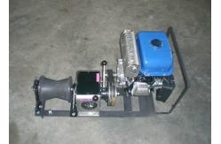 China JJM1Q Line Construction 1 Ton Winch , Cable Pulling Gasoline Powered Winch supplier