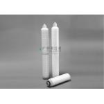 Food Beverage / Electronics Industry PP Pleated Filter Cartridge 0.1um 0.22um 0.45um 1um for sale