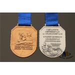 Antique Plating Embossed Custom Engraved Medals Iron Material Durable for sale