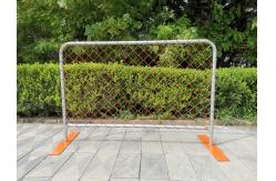 China Pvc Chain Link Mesh Temporary Event Fence Metal Flat Feet Crowd Control supplier