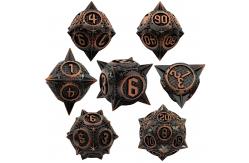 China Retro Copper Meteor Hammer Metal Dice Dragon And Dungeon DND RPG D20 supplier