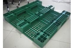 China Custom HDPE 6T Heavy Duty Plastic Pallets 4 Way Forklift supplier
