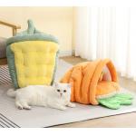 Calming Cozy Soft Cat Cave, Cute Friendly Dolphin Kitten On The Bed For Indoor Cats for sale