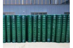 China 2x18m Plastic GI Coated Wire Mesh Welded Rolls Green Fence Matting supplier