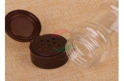 China Recyclable Clear Plastic Cylinder 200Ml Spice Packaging Canister With Shake Top supplier