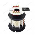 China Carbon Brush Slip Ring with 60mm Through Hole 8 Circuits and 25A Current for Industrial Applications for sale