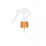 Wooden Circle Closure Mini Trigger Sprayer 24 / 410 Support Customization for sale