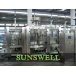 3 In 1 Water Carbonated Filling Machine With Washer / Filler / Capper for sale