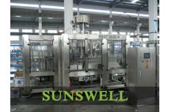 China 3 In 1 Water Carbonated Filling Machine With Washer / Filler / Capper supplier