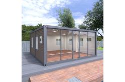 China Modern Single Floor Flat Pack Container House Weather proof Expandable Prefab House supplier