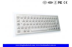 China IP65 Rating Metal Kiosk Industrial Mini Keyboard With 64 Metal Compact Keys supplier