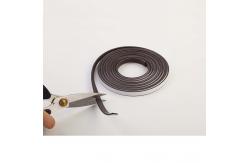 China Flexible PVC Processing Rubber Magnetic Strip With Adhesive Tape supplier