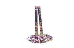 China Metallic Foil Party Eco Friendly Wedding Confetti Poppers Transparent supplier