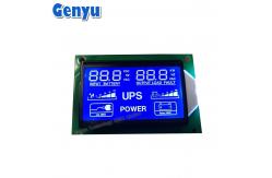 China HT1621 7 Segment LCD Display UPS LCD Display HTN Blue White LED Backlight supplier