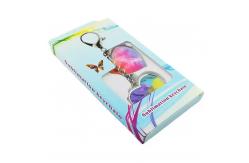 China Double Hearts Sublimation Keychain Blanks Personalized Zinc Alloy Bag Buckles supplier