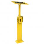 Vandal Proof Roadside Emergency Phone with Solar Powered, Campus Emergency Phone Pillar for sale
