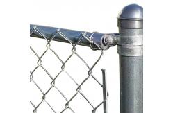 China 6 Ft X 50 Ft 4.8mm Galvanized Chain Link Fence Diamond Hole supplier