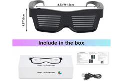 China APP Controlled Programmable LED Luminous Glasses DIY Unique supplier